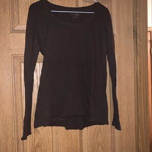 Brown long sleeve shirt